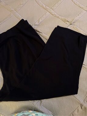 Studio Black Wide-Leg Trousers